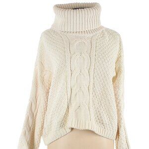 Cream Crop Sweater